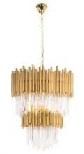 Vogue lampa wisząca 16x40W E14 230V złota
